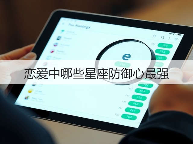 恋爱中哪些星座防御心最强(图2) 恋爱中哪些星座防御心最强(图2)