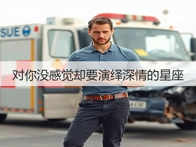 对你没感觉却要演绎深情的星座(图3)