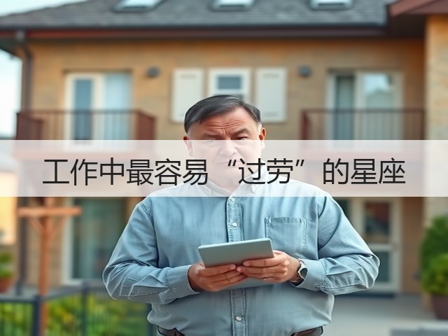 工作中最容易“过劳”的星座(图1)
