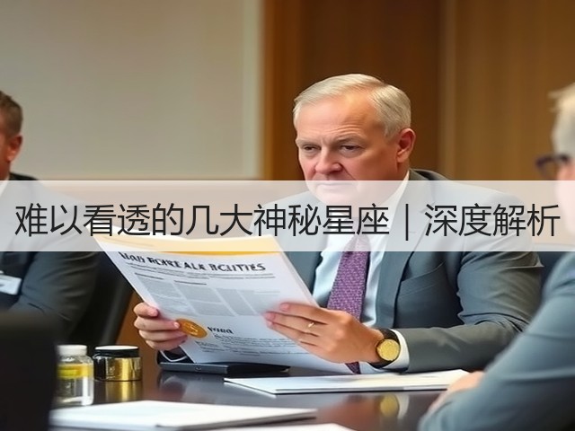 难以看透的几大神秘星座|深度解析(图3) 难以看透的几大神秘星座|深度解析(图3)