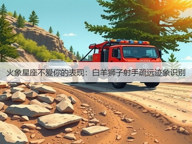 火象星座不爱你的表现：白羊狮子射手疏远迹象识别(图1)