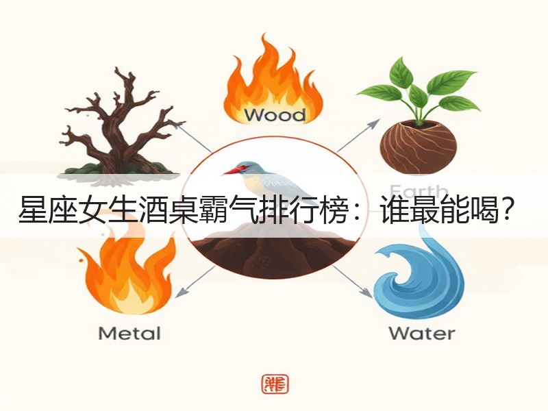 星座女生酒桌霸气排行榜：谁最能喝？