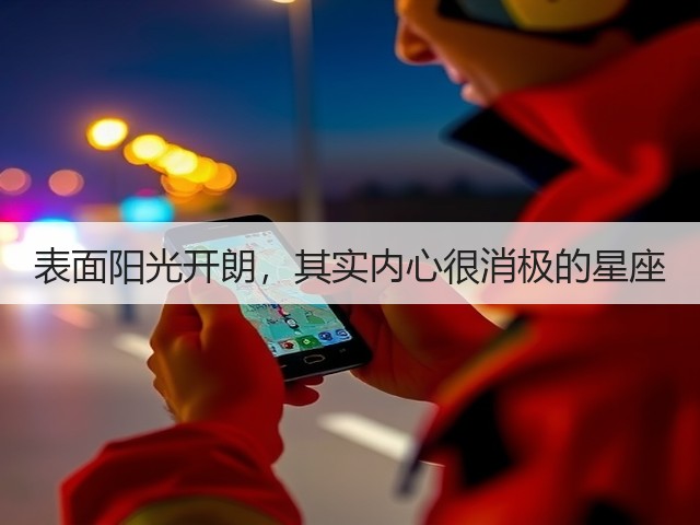 表面阳光开朗,其实内心很消极的星座(图2) 表面阳光开朗,其实内心很消极的星座(图2)