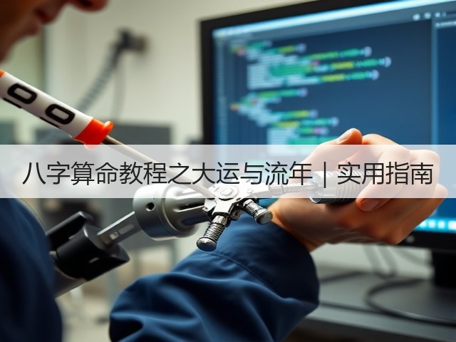八字算命教程之大运与流年|实用指南(图1) 八字算命教程之大运与流年|实用指南(图1)