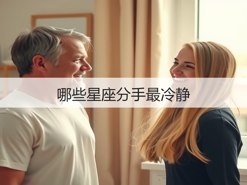 哪些星座分手最冷静