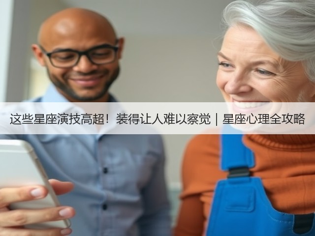 这些星座演技高超!装得让人难以察觉|星座心理全攻略(图3) 这些星座演技高超!装得让人难以察觉|星座心理全攻略(图3)