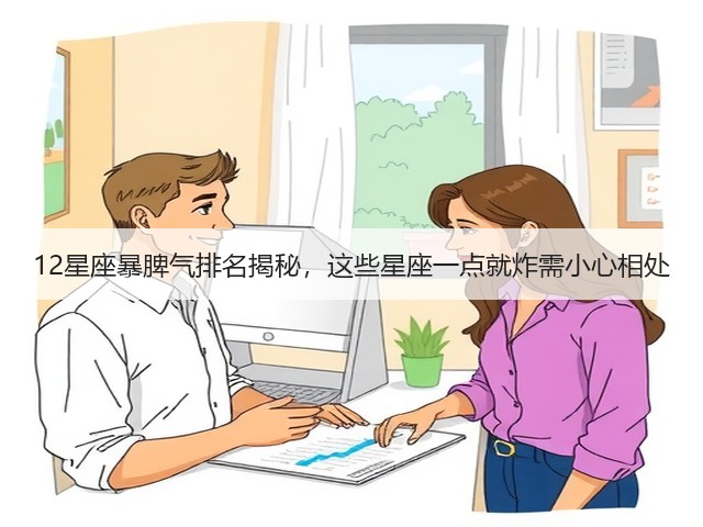 12星座暴脾气排名揭秘，这些星座一点就炸需小心相处(图2)