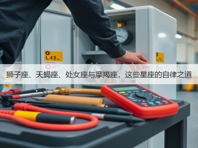 狮子座、天蝎座、处女座与摩羯座，这些星座的自律之道(图1)