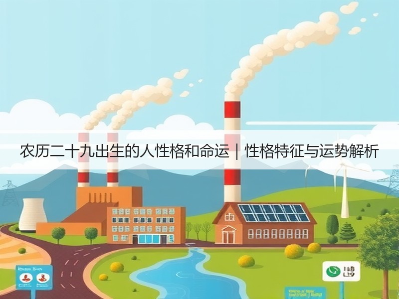 农历二十九出生的人性格和命运｜性格特征与运势解析