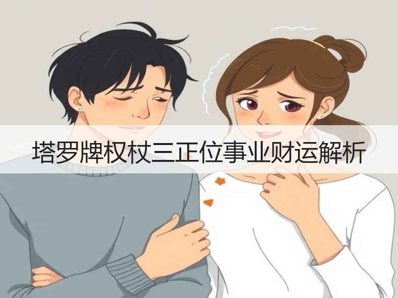 塔罗牌权杖三正位事业财运解析