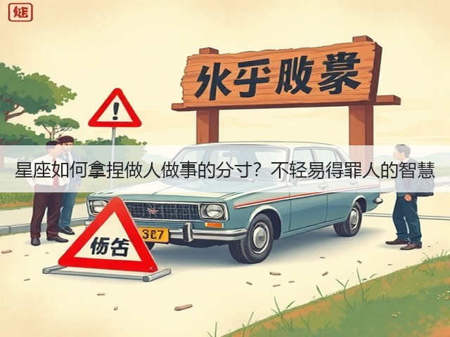 星座如何拿捏做人做事的分寸?不轻易得罪人的智慧(图1) 星座如何拿捏做人做事的分寸?不轻易得罪人的智慧(图1)