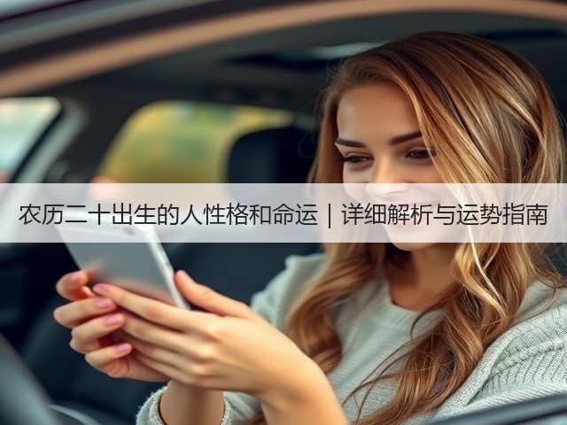 农历二十出生的人性格和命运|详细解析与运势指南(图1) 农历二十出生的人性格和命运|详细解析与运势指南(图1)