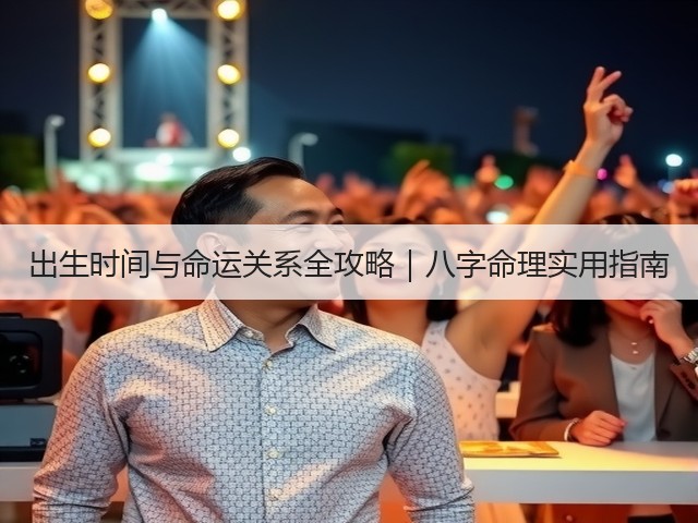 出生时间与命运关系全攻略|八字命理实用指南(图1) 出生时间与命运关系全攻略|八字命理实用指南(图1)