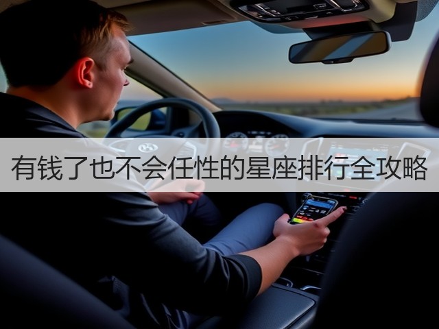 有钱了也不会任性的星座排行全攻略(图1) 有钱了也不会任性的星座排行全攻略(图1)