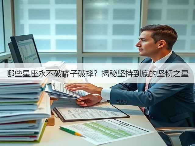 哪些星座永不破罐子破摔？揭秘坚持到底的坚韧之星(图3)