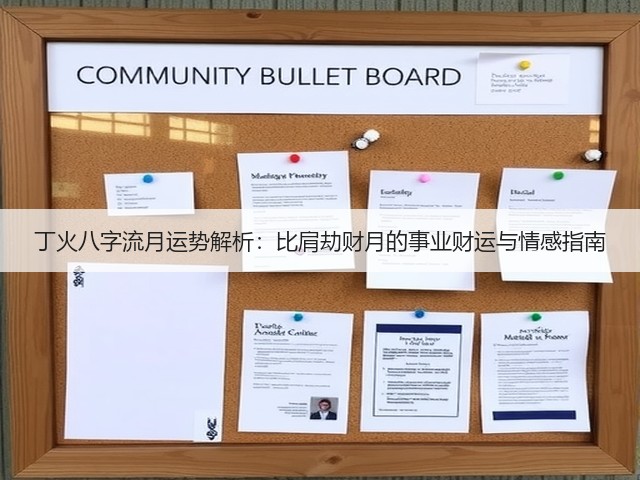 丁火八字流月运势解析：比肩劫财月的事业财运与情感指南(图1)