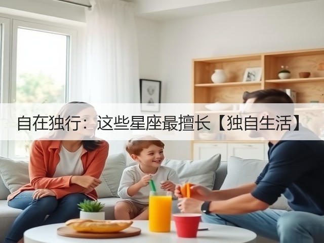 自在独行：这些星座最擅长【独自生活】(图3)
