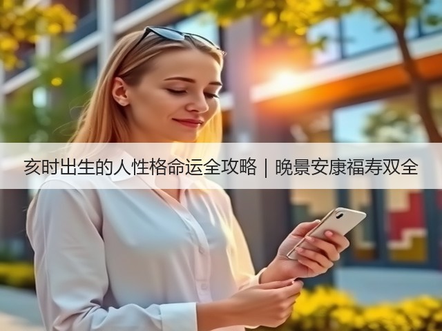 亥时出生的人性格命运全攻略｜晚景安康福寿双全(图2)