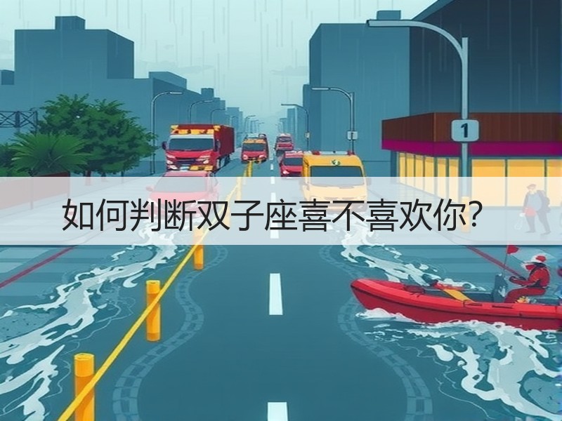 如何判断双子座喜不喜欢你？
