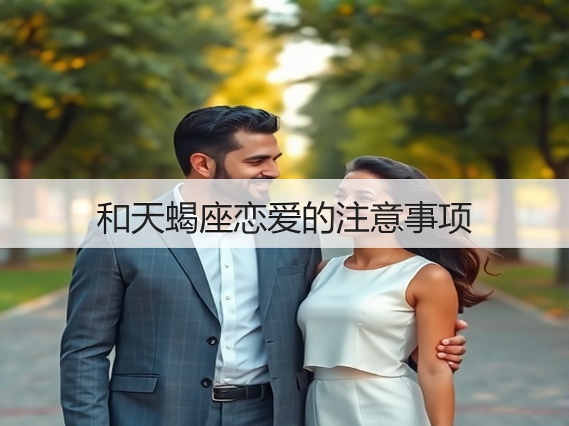 和天蝎座恋爱的注意事项