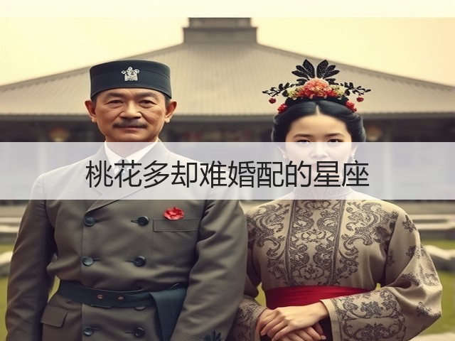 桃花多却难婚配的星座(图2) 桃花多却难婚配的星座(图2)