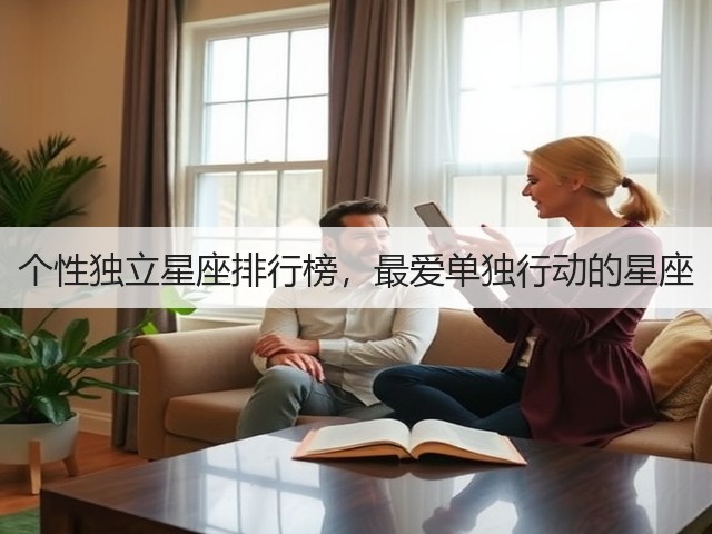 个性独立星座排行榜,最爱单独行动的星座(图3) 个性独立星座排行榜,最爱单独行动的星座(图3)