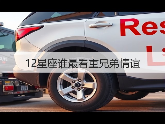 12星座谁最看重兄弟情谊(图1)