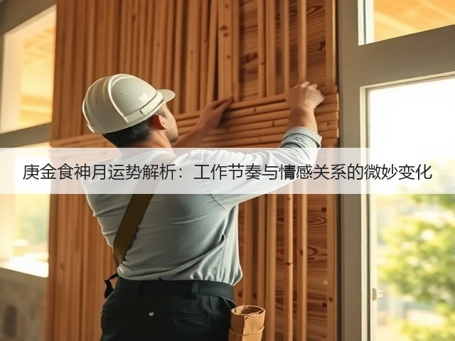 庚金食神月运势解析：工作节奏与情感关系的微妙变化(图1)