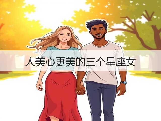 人美心更美的三个星座女(图2)