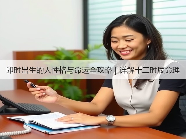 卯时出生的人性格与命运全攻略|详解十二时辰命理(图1) 卯时出生的人性格与命运全攻略|详解十二时辰命理(图1)