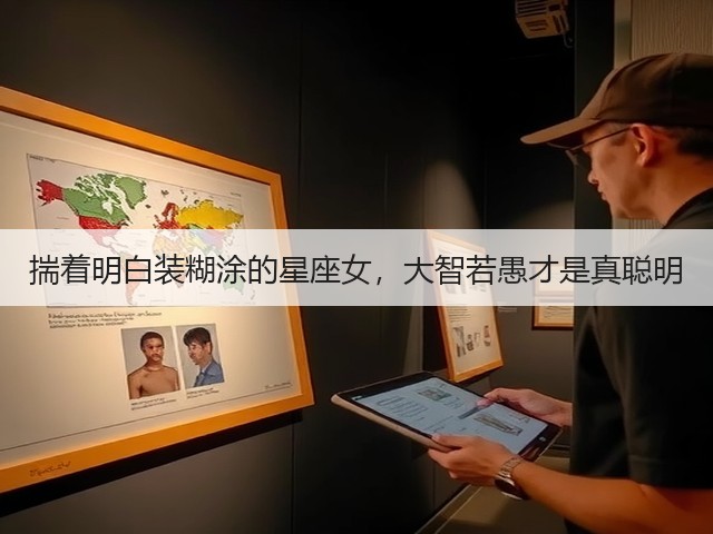 揣着明白装糊涂的星座女，大智若愚才是真聪明(图1)
