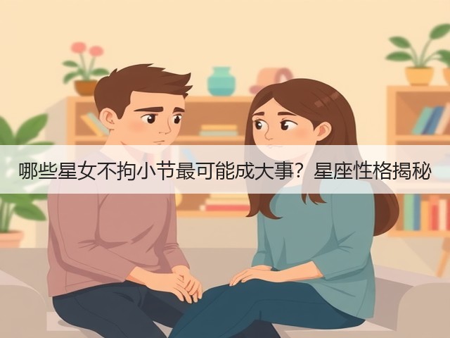 哪些星女不拘小节最可能成大事?星座性格揭秘(图3) 哪些星女不拘小节最可能成大事?星座性格揭秘(图3)