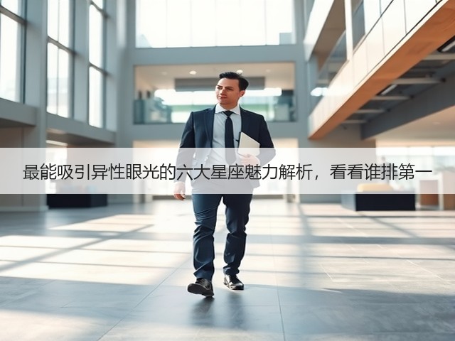 最能吸引异性眼光的六大星座魅力解析，看看谁排第一(图3)