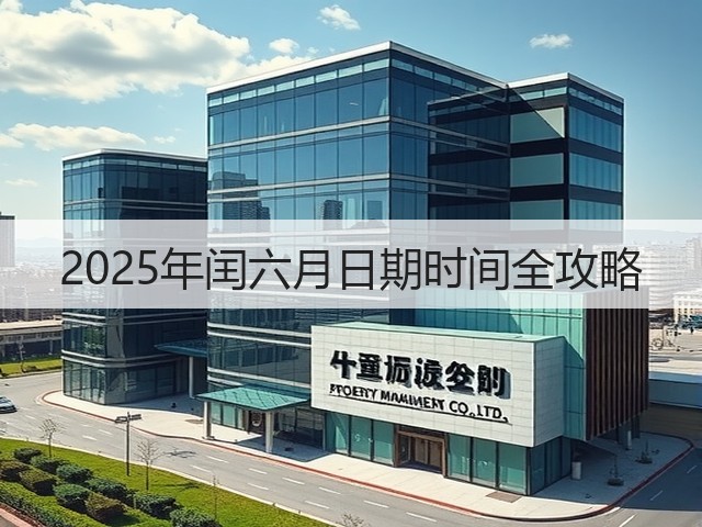 2025年闰六月日期时间全攻略(图2)