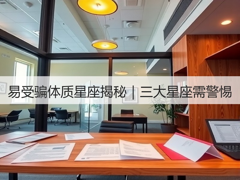 易受骗体质星座揭秘｜三大星座需警惕