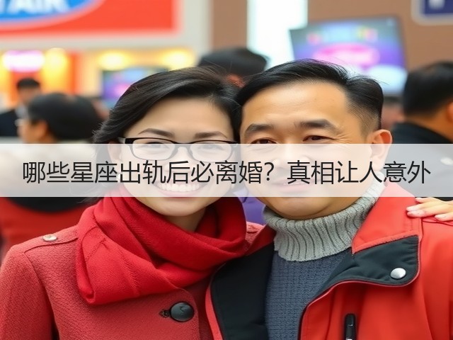 哪些星座出轨后必离婚？真相让人意外(图1)