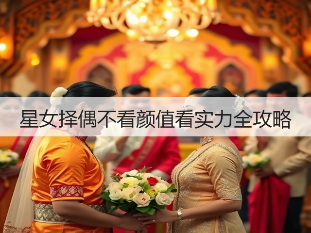 星女择偶不看颜值看实力全攻略(图1) 星女择偶不看颜值看实力全攻略(图1)