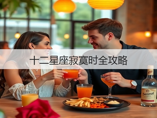 十二星座寂寞时全攻略(图3) 十二星座寂寞时全攻略(图3)