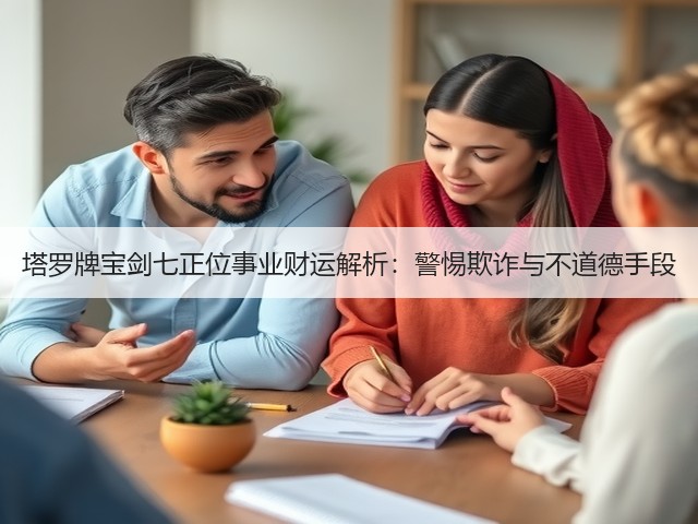 塔罗牌宝剑七正位事业财运解析:警惕欺诈与不道德手段(图3) 塔罗牌宝剑七正位事业财运解析:警惕欺诈与不道德手段(图3)