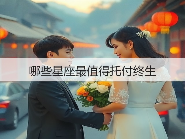 哪些星座最值得托付终生(图2) 哪些星座最值得托付终生(图2)