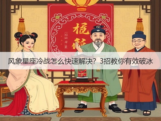 风象星座冷战怎么快速解决？3招教你有效破冰(图2)