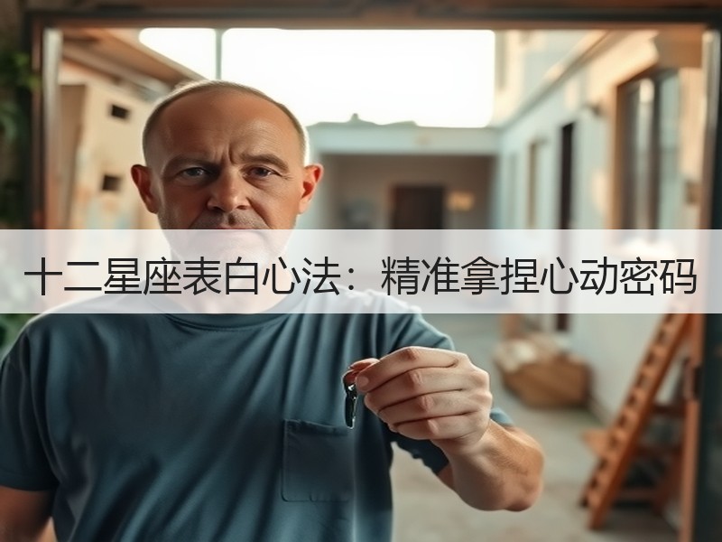 十二星座表白心法：精准拿捏心动密码