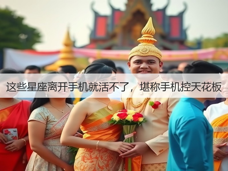 这些星座离开手机就活不了，堪称手机控天花板