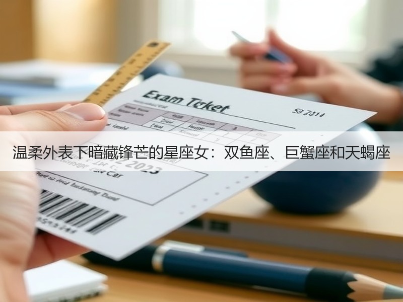 温柔外表下暗藏锋芒的星座女：双鱼座、巨蟹座和天蝎座