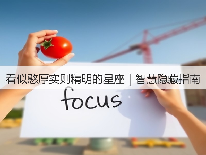 看似憨厚实则精明的星座｜智慧隐藏指南