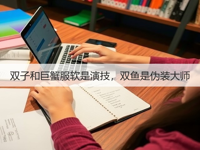 双子和巨蟹服软是演技，双鱼是伪装大师(图2)