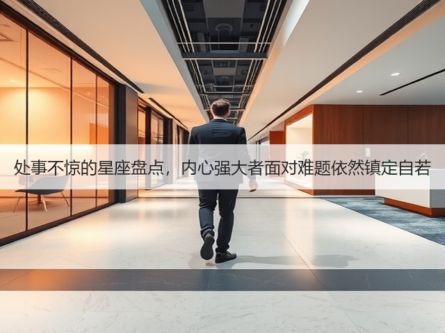 处事不惊的星座盘点，内心强大者面对难题依然镇定自若(图3)