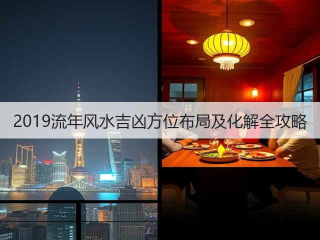2019流年风水吉凶方位布局及化解全攻略(图2)