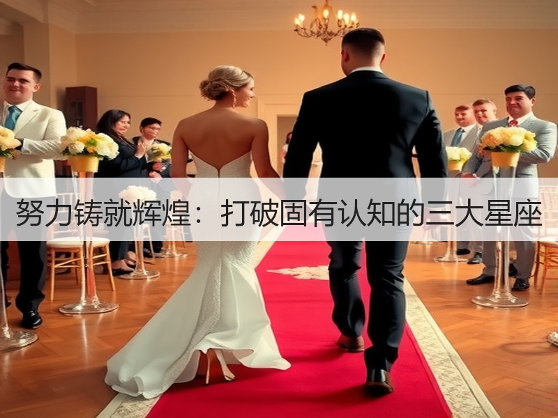 努力铸就辉煌：打破固有认知的三大星座