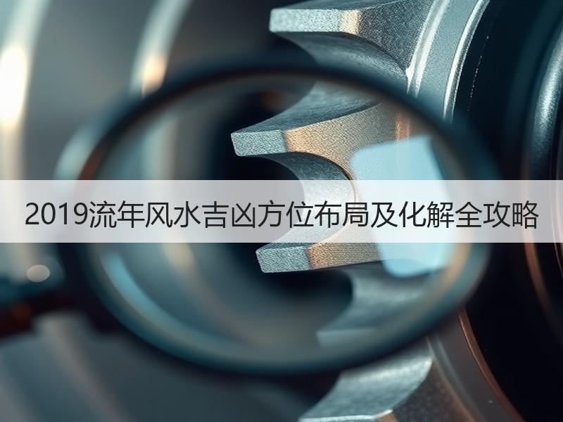 2019流年风水吉凶方位布局及化解全攻略